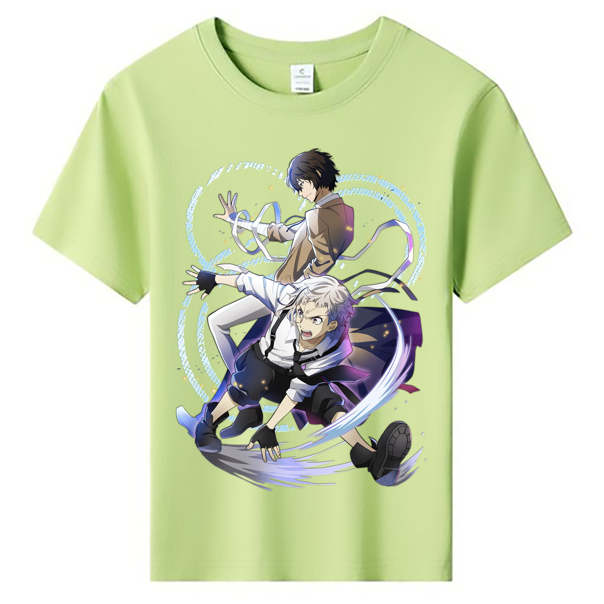 （画像用） 文豪ストレイドッグス Bungo Stray Dogs 綿100％キッズTシャツ（フロントプリント）